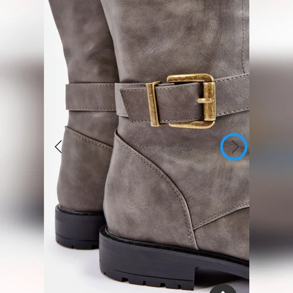 Brown Justfab Over The Knee Boots Size 7.5 - Picture 2 of 6